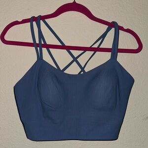 NWT Lululemon Like a Cloud Longline Bra B/C Cup in Oasis Blue